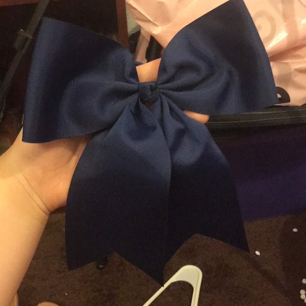 Navy Blue bow